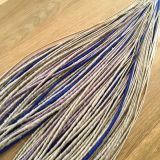 Ivory blonde synthetic dreads mixed with blue and purple